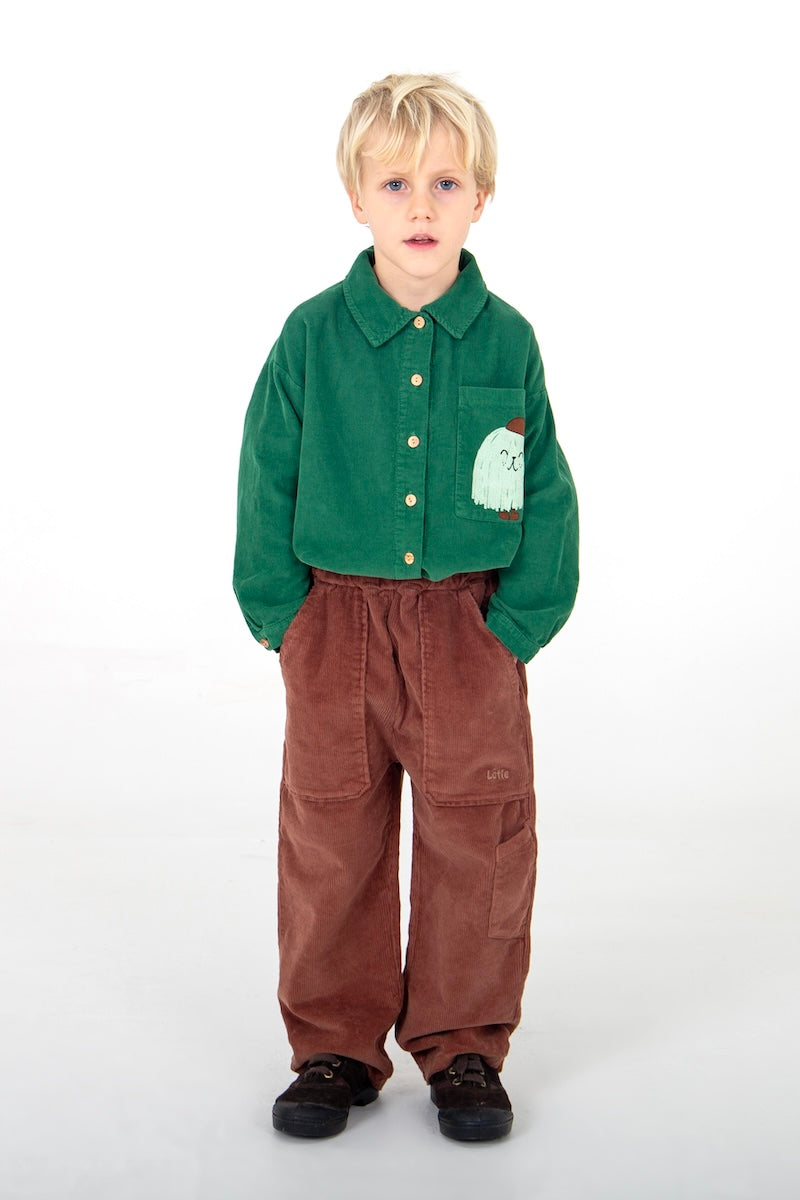 Corduroy Pants Washed Brown Lötiekids
