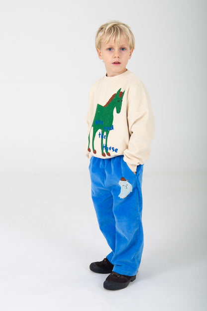 Corduroy Pants Good Moster Cobalt Blue Lötiekids