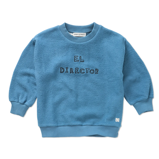 Sweatshirt El Director Chalkboard Blue Sproet & Sprout