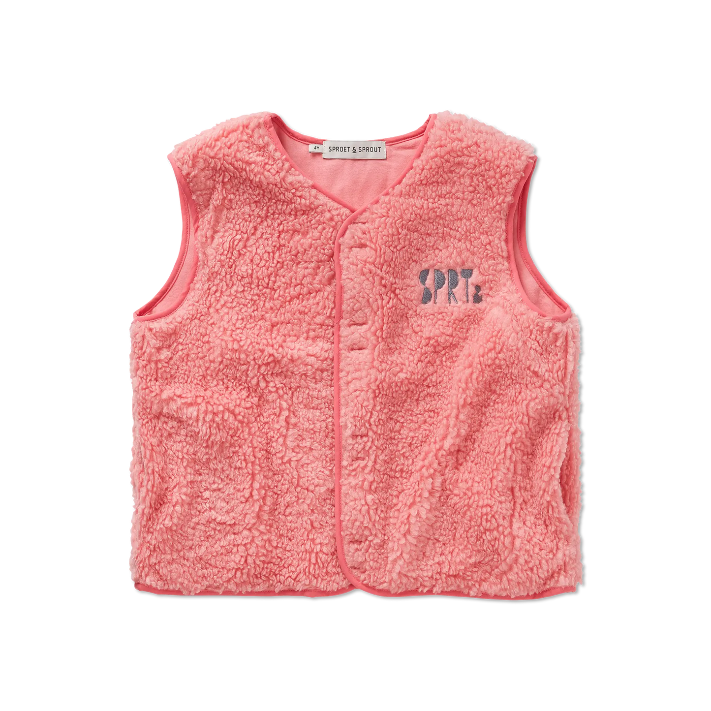 Loose Teddy Gilet Bloom Sproet & Sprout