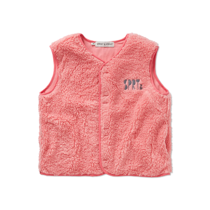 Loose Teddy Gilet Bloom Sproet & Sprout
