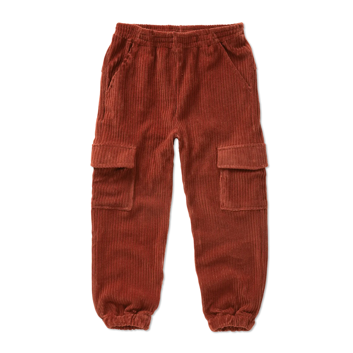 Velvet Rib Cargo Pants Red Garnet Sproet & Sprout