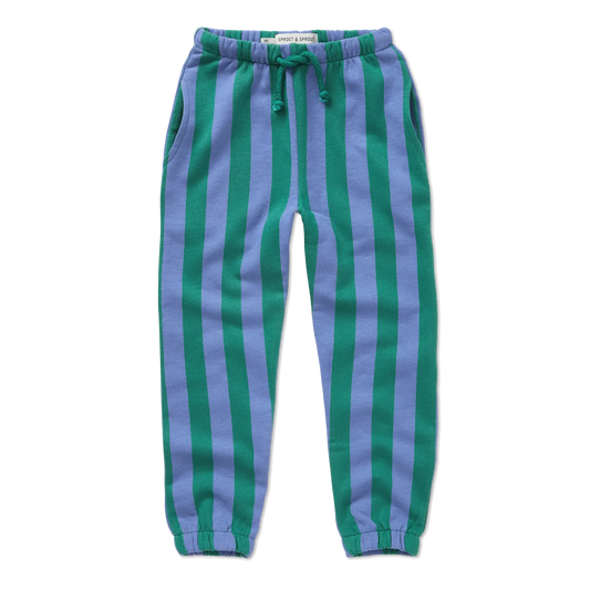 Sweatpants Green Stripe Deep Green Sproet & Sprout