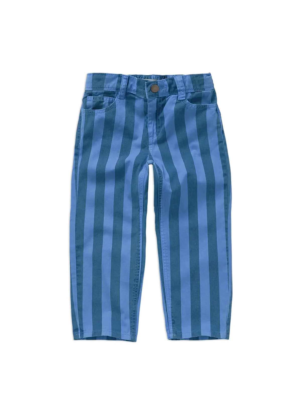 Straight Denim Pants Striped Blue Sproet & Sprout
