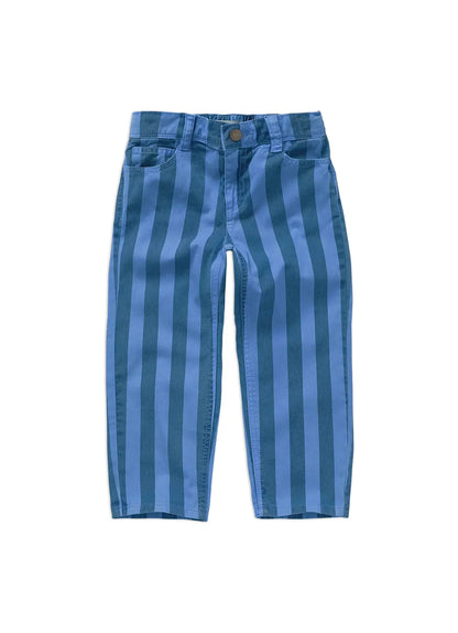 Straight Denim Pants Striped Blue Sproet & Sprout