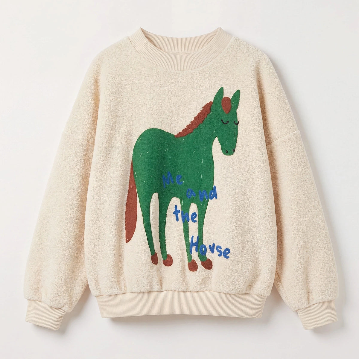 Teddy Sweater Me and the Horse Cream Lötiekids