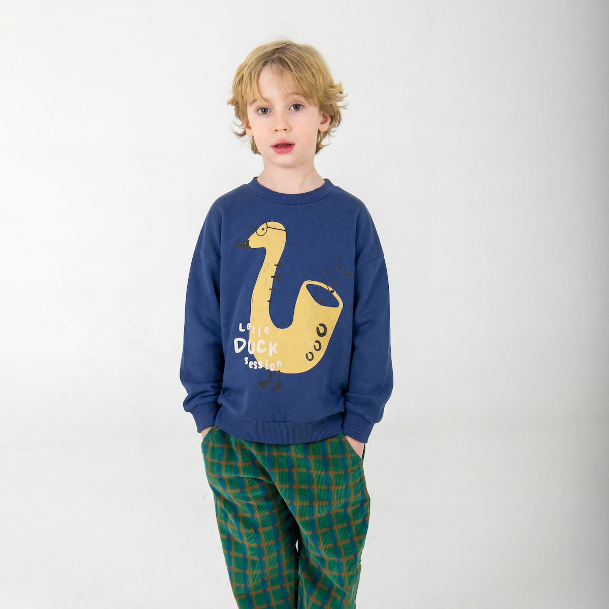Sweater Duck Session Navy Blue Lötiekids