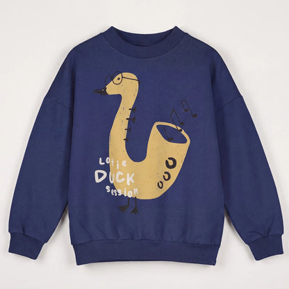 Sweater Duck Session Navy Blue Lötiekids