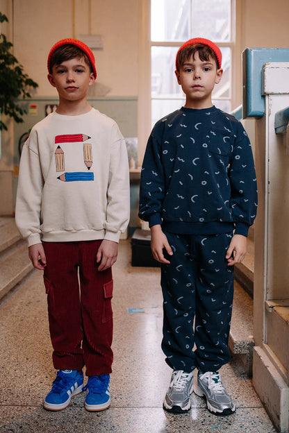 Sweatshirt Pencils Ivory Sproet & Sprout