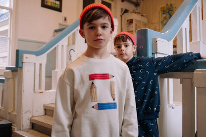 Sweatshirt Pencils Ivory Sproet & Sprout