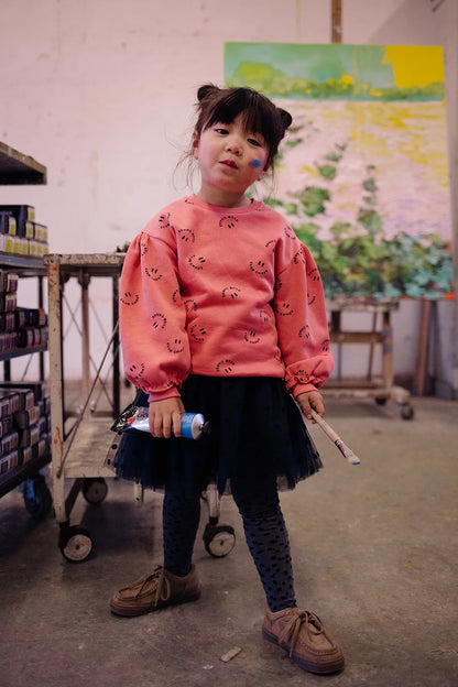 Sweatshirt Club Chaos Print Pink Bloom Sproet & Sprout