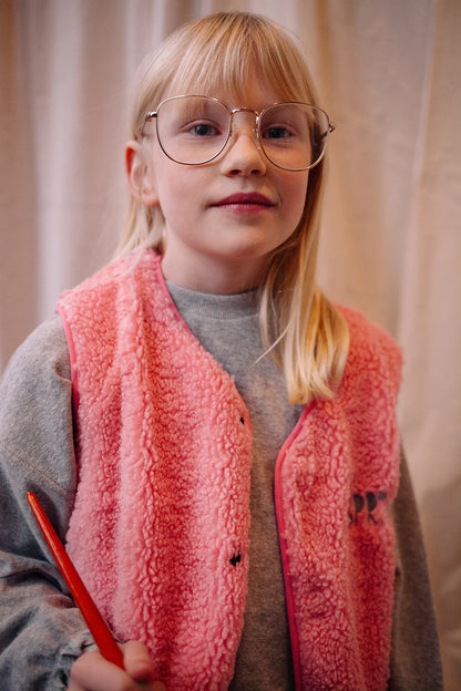Loose Teddy Gilet Bloom Sproet & Sprout