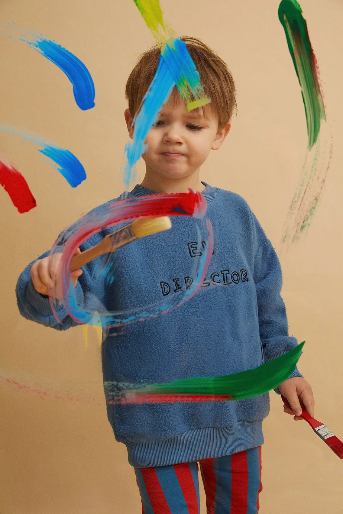 Sweatshirt El Director Chalkboard Blue Sproet & Sprout