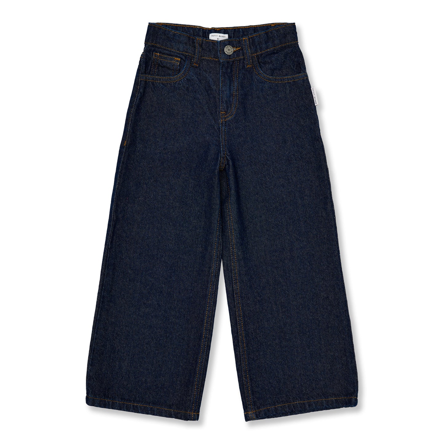 Wide Leg Jeans Dark Blue Petit Blush