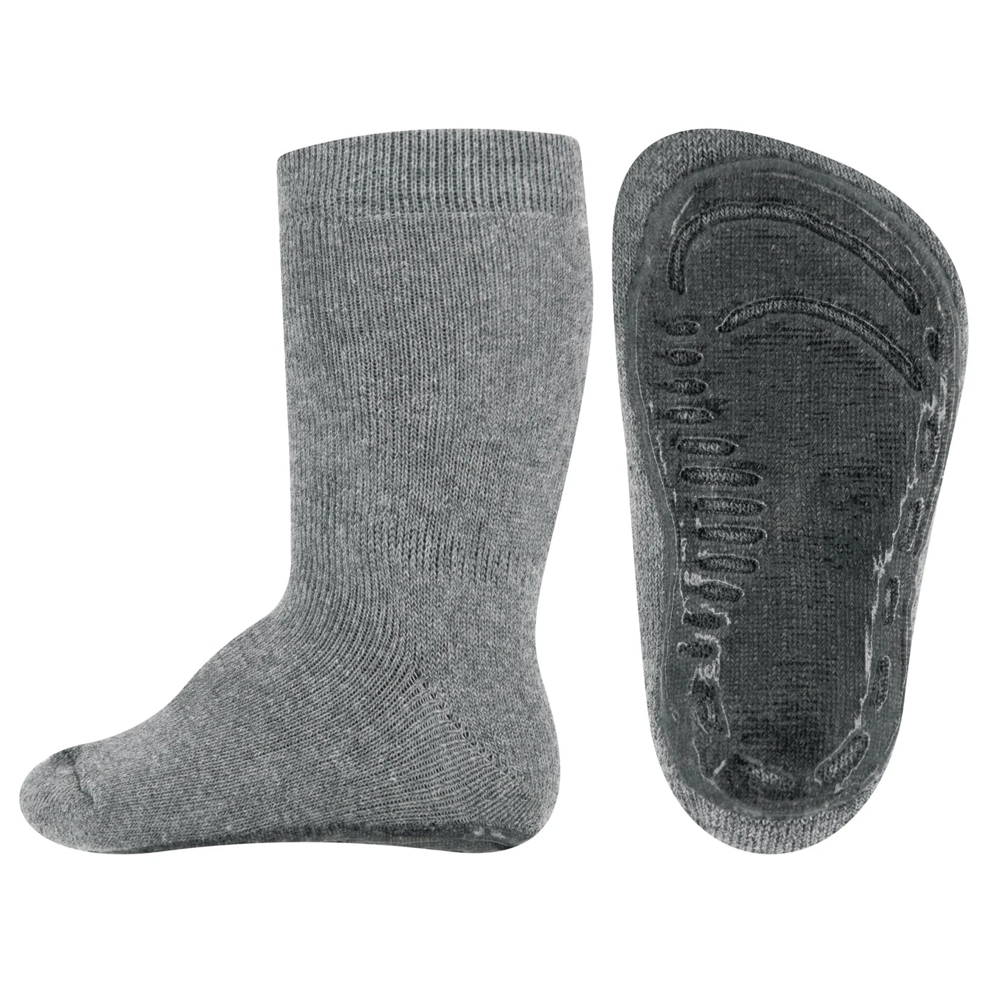 Stoppersocken Grau Melange Ewers