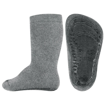 Stoppersocken Grau Melange Ewers