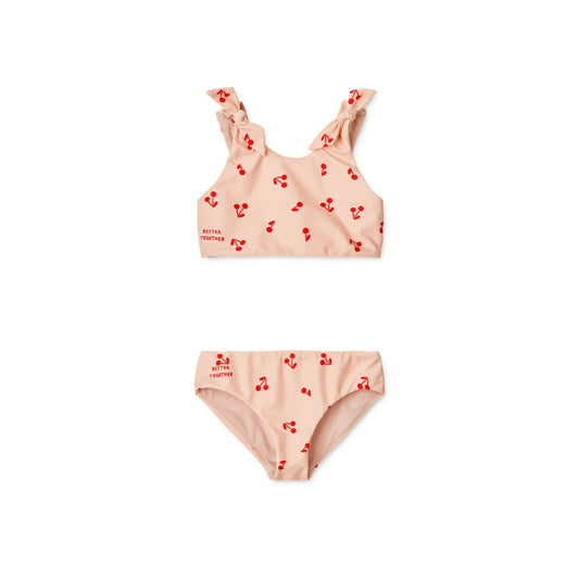Bow Bikini Set Cherries/Apple Blossom Liewood