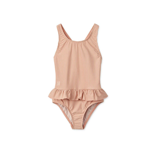 Amara Stripe Swimsuit Stripe Tuscany Rose/Sandy Liewood