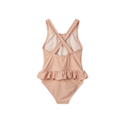 Amara Stripe Swimsuit Stripe Tuscany Rose/Sandy Liewood