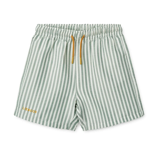 Duke Boardshorts Strepen Peppermint/Crisp White Liewood