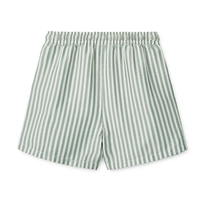 Duke Boardshorts Strepen Peppermint/Crisp White Liewood