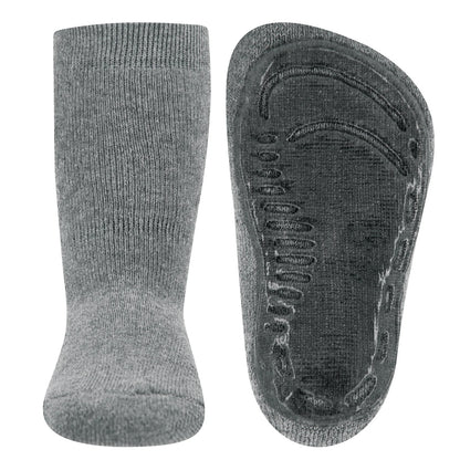 Stoppersocken Grau Melange Ewers