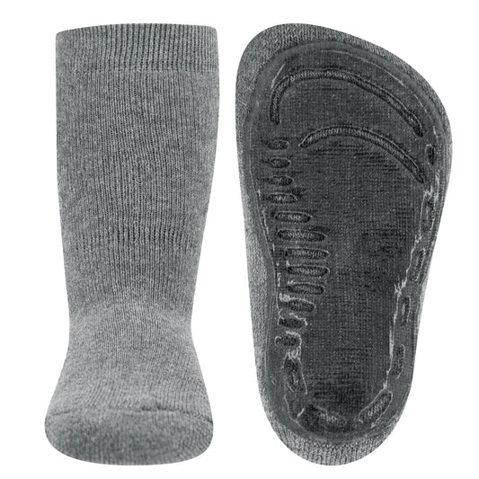 Stoppersocken Grau Melange Ewers