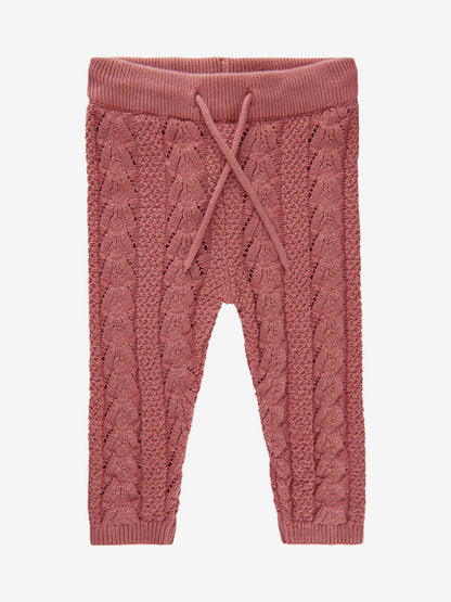 Pants Knit Old Rose Fixoni