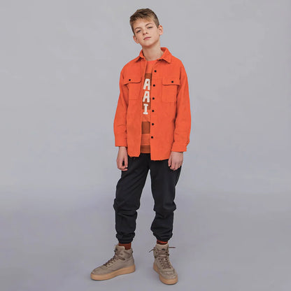 Oversized Longsleeve wit Print Stripes CarlijnQ