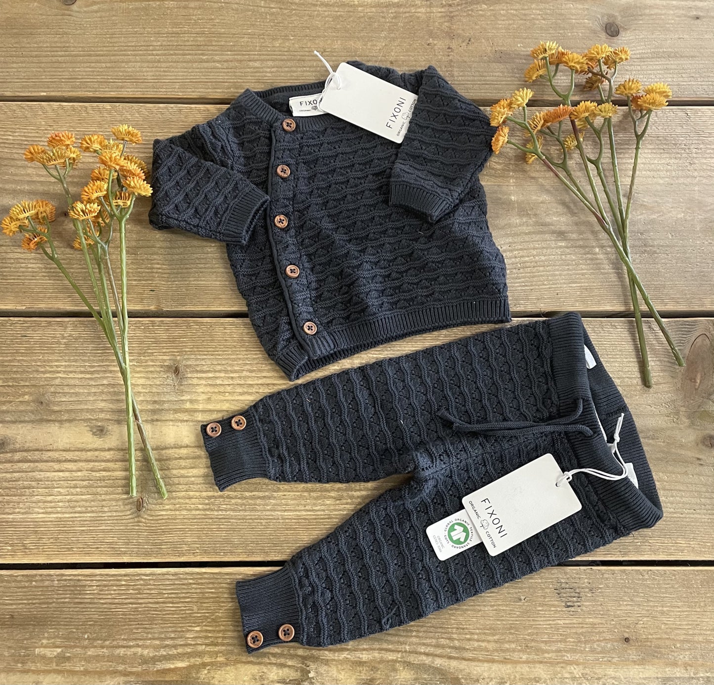 Pants Knit Ebony Fixoni