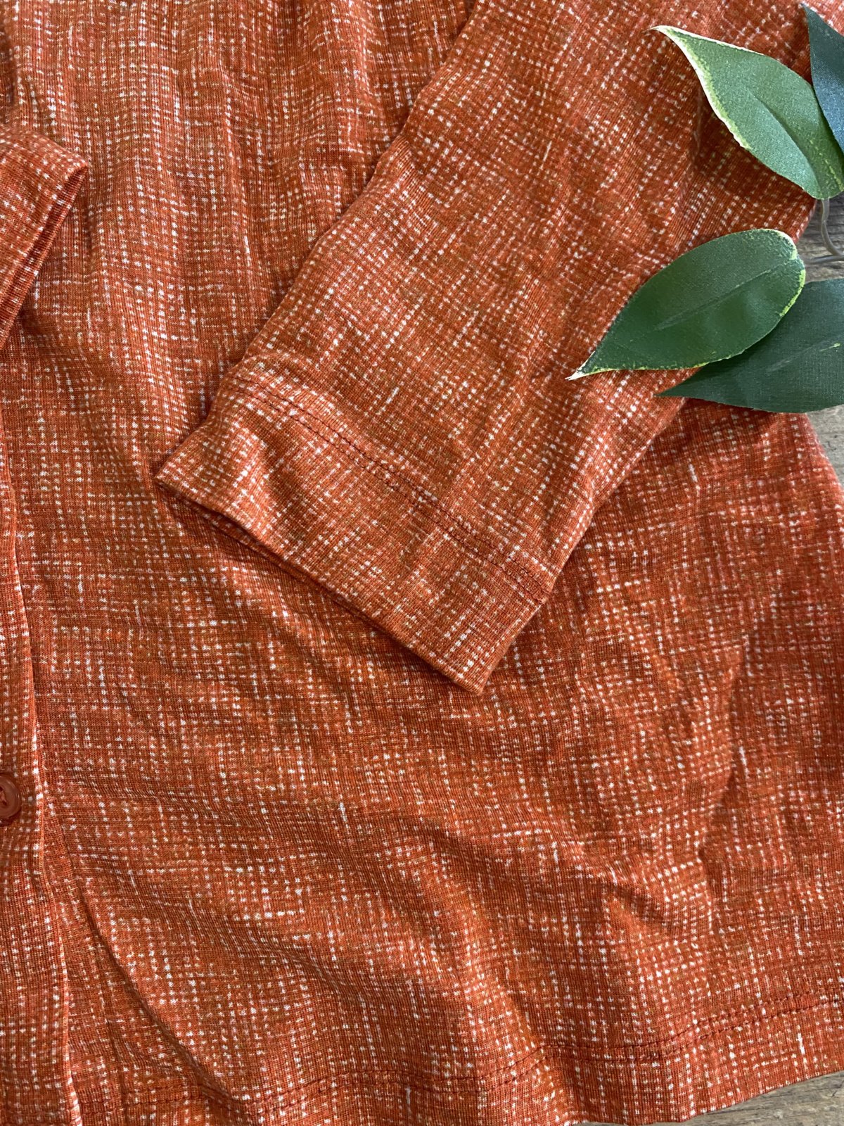 Odette Shirt Texture Red Lily Balou