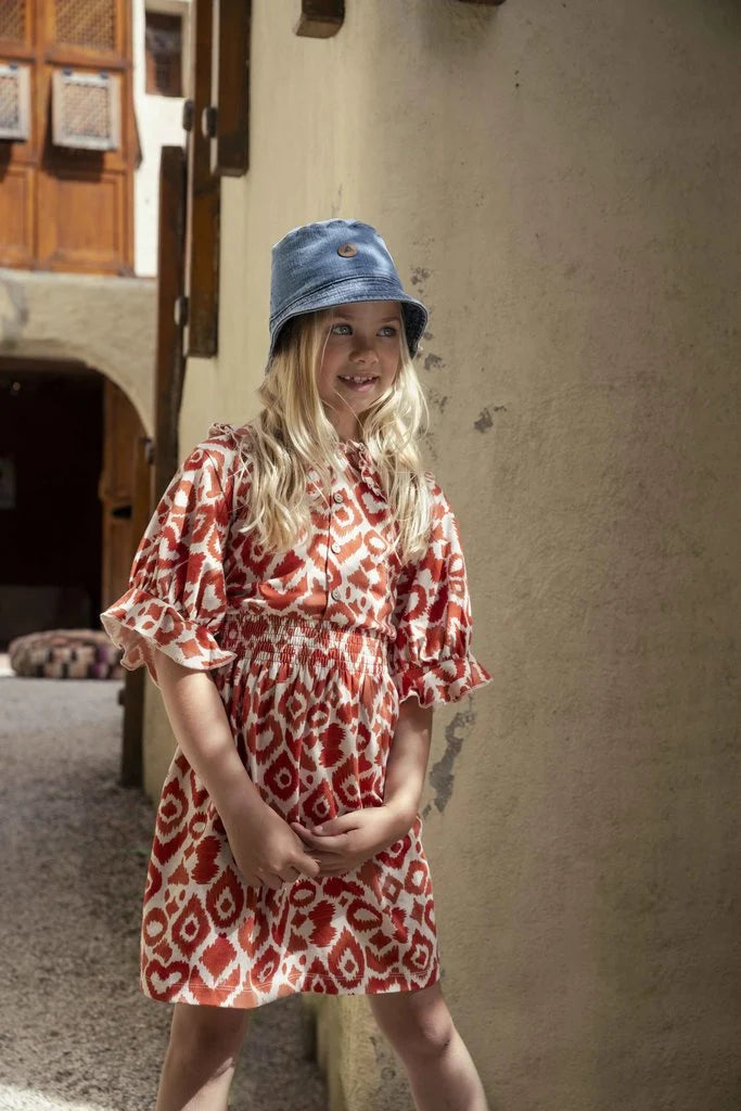 Liesje Dress Aztec Cherry Artic Ammehoela