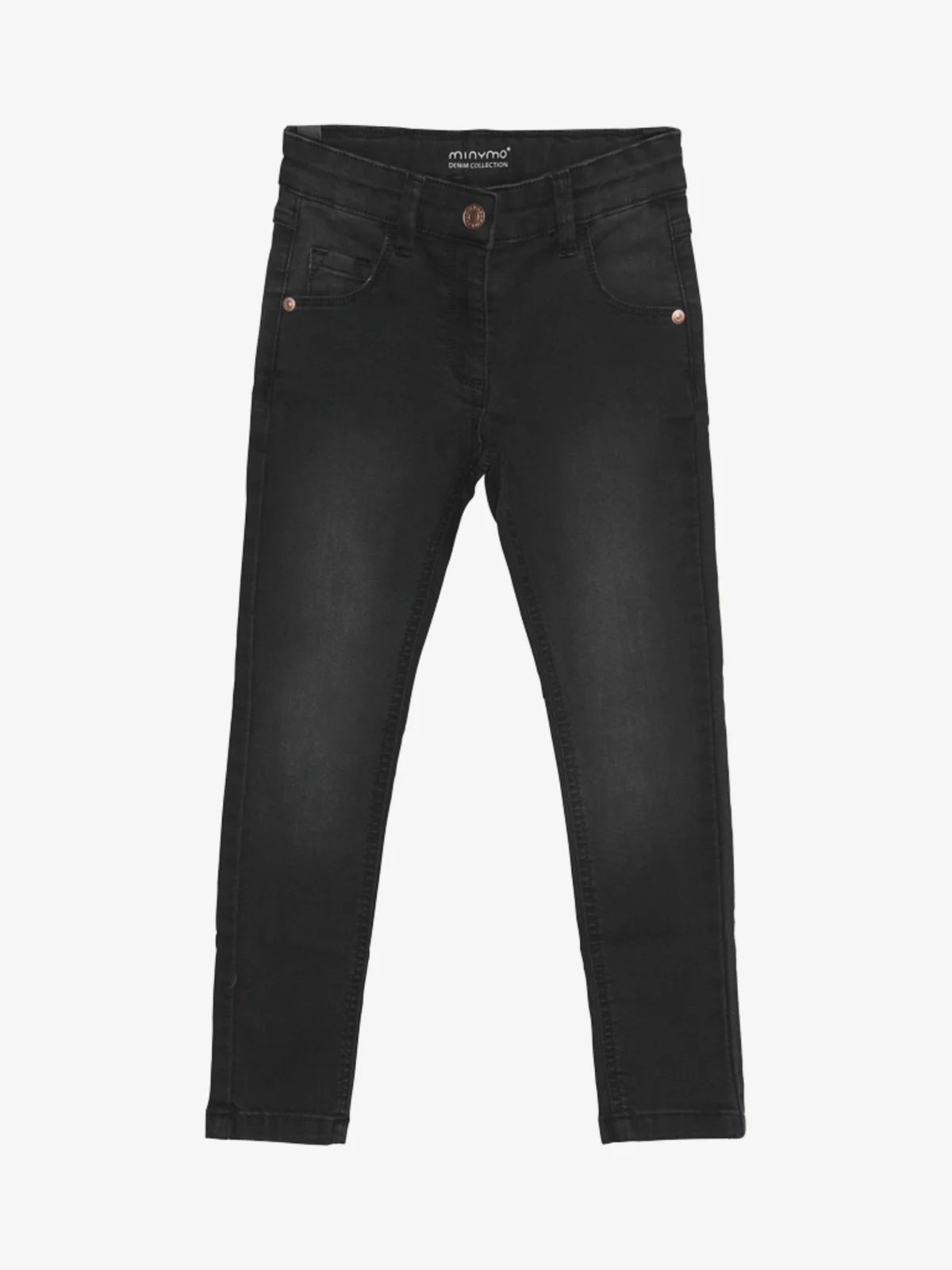 Jeans Girl Stretch Slim Fit Grey Black Minymo