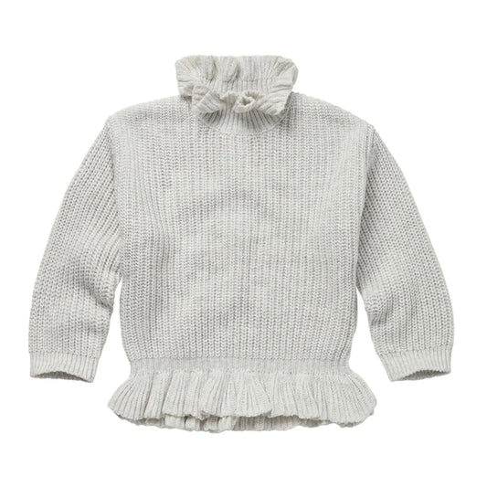 Peplum Sweater Ruffle IvorySproet & Sprout