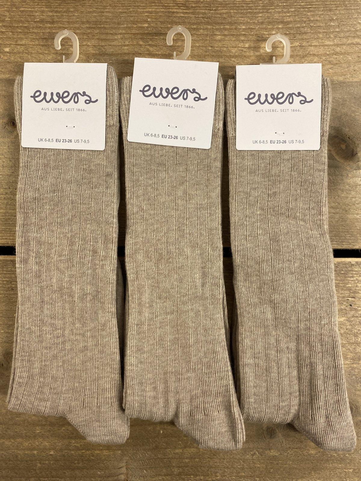 Kniekousen Dunkel Beige Melange Ewers