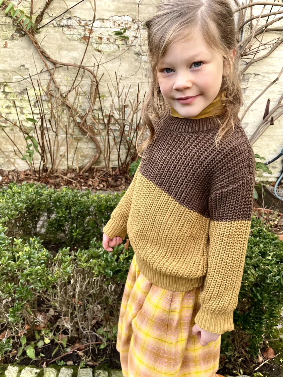 Soho Skirt Yellow Check Lily Balou
