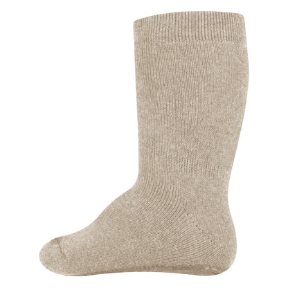 Stoppersocken Dunkel Beige Melange Ewers