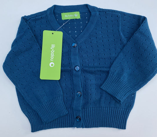 Nette Cardigan Petrol Lily Balou