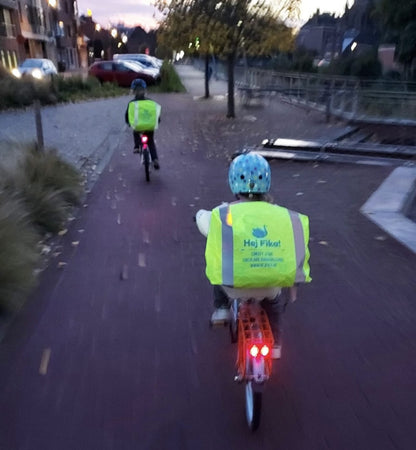 Fluo Veiligheidscover Boekentas Hej Fika