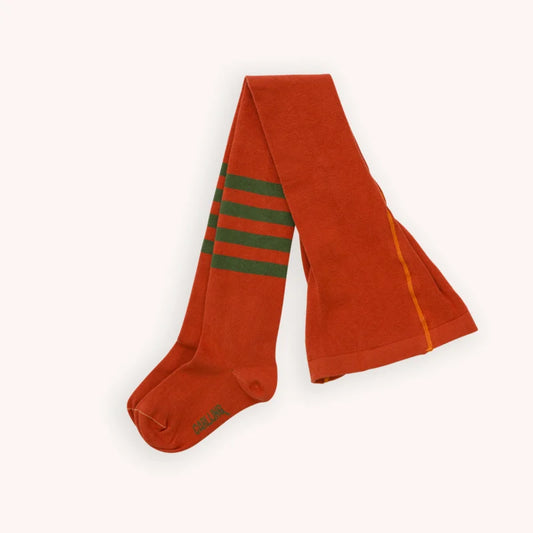 Tights Striped Orange/Green CarlijnQ