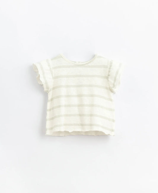 T-Shirt in Blend Organic Cotton and Linen Ceres Play Up