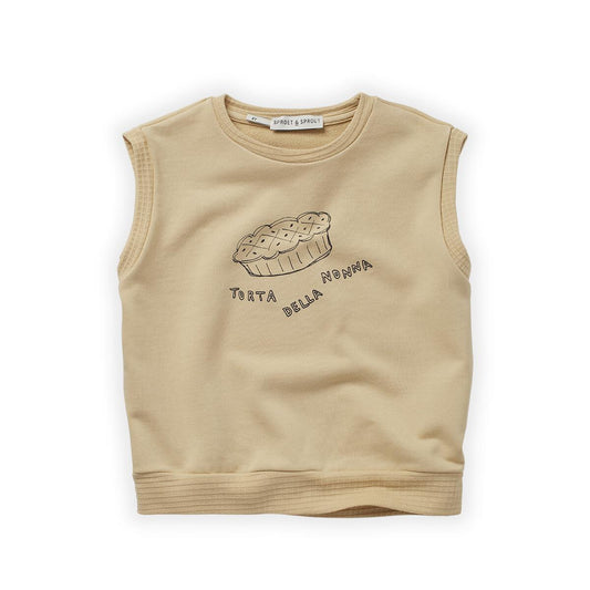 Sweatshirt Sleeveless Almond Torta del Nonna Sproet & Sprout