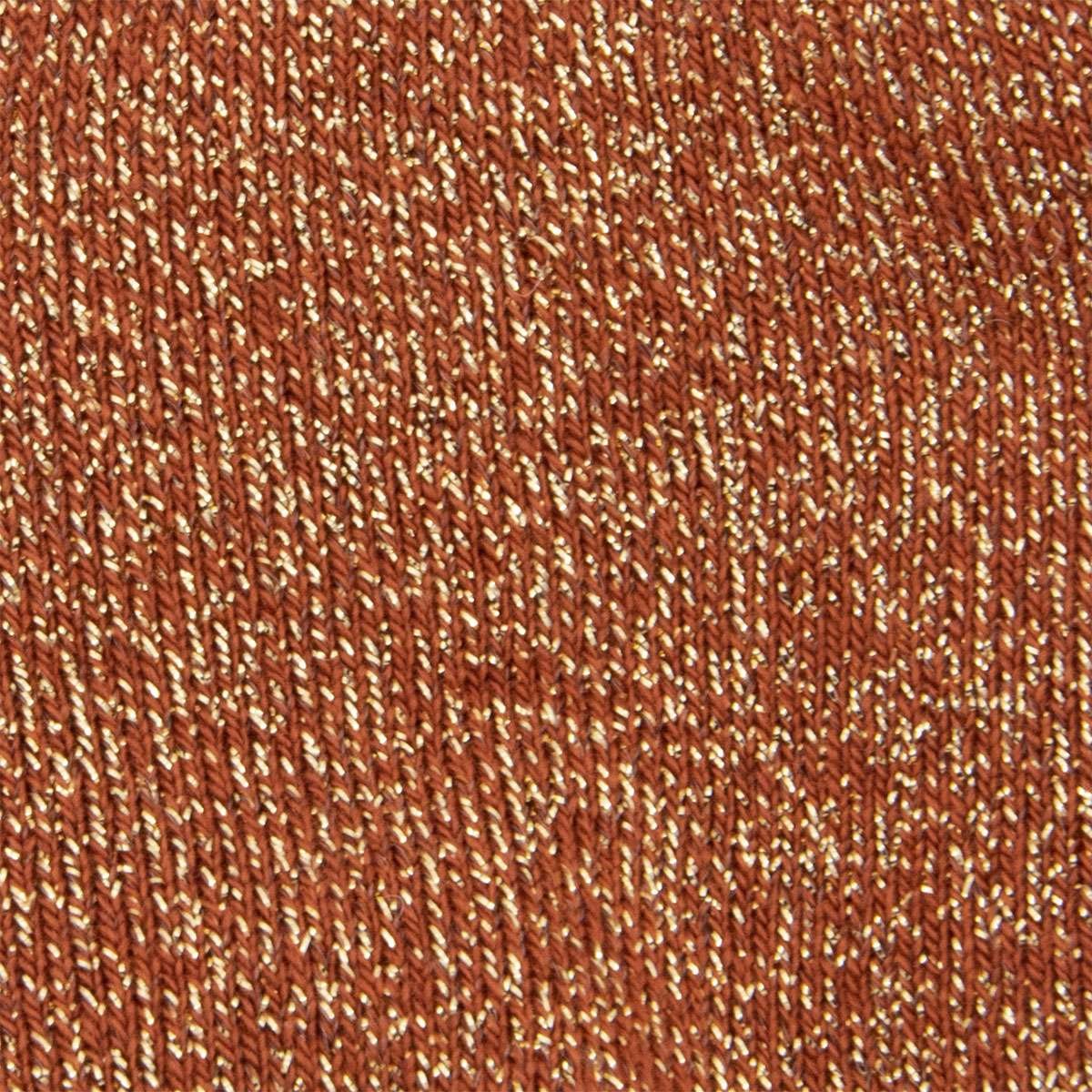 Stoppersocken Glitzer Kupfer Gold Ewers