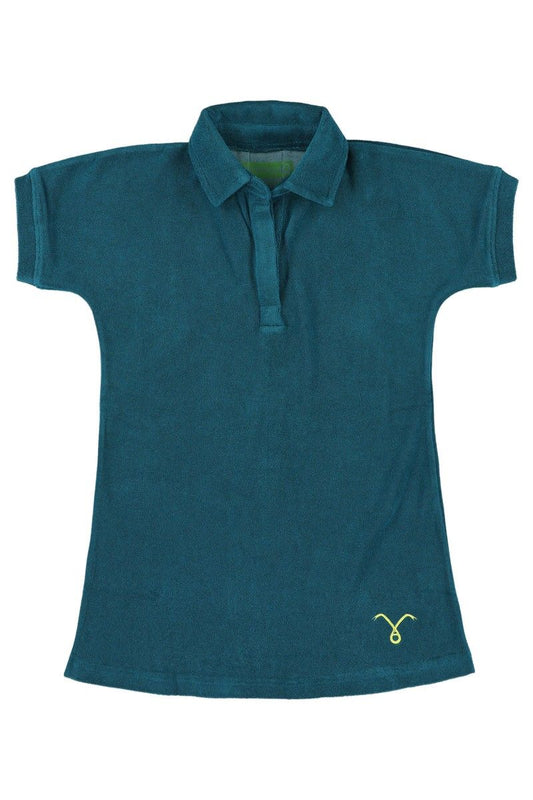 Frida Polo Dress Ocean Depths Lily Balou