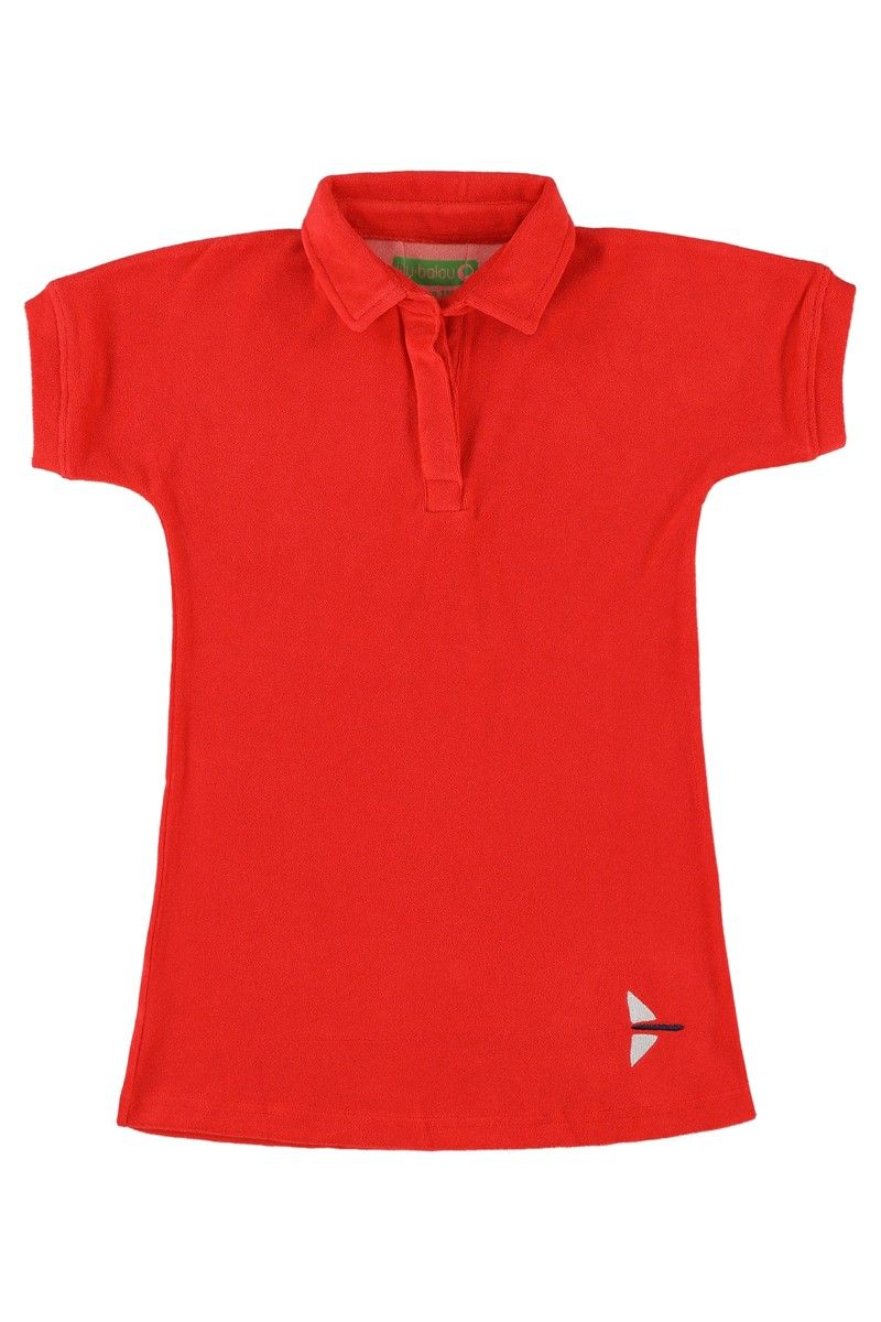 Frida Polo Dress Poppy Red Lily Balou