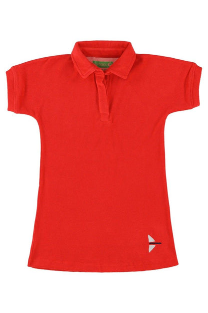 Frida Polo Dress Poppy Red Lily Balou