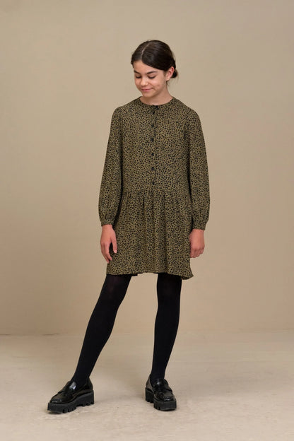 Girls Dress Nouk Leopard By-Bar Amsterdam