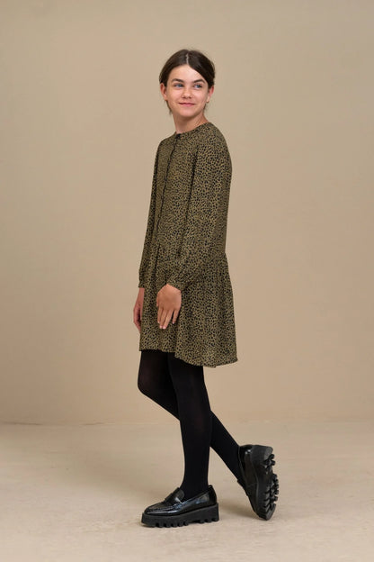 Girls Dress Nouk Leopard By-Bar Amsterdam