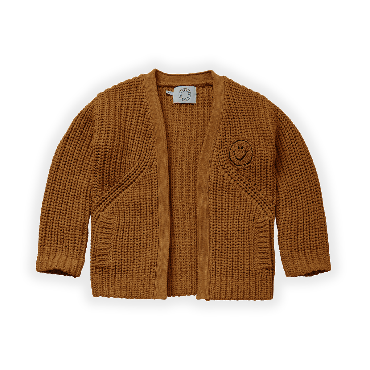 Cardigan Smiley Toffee Sproet&Sprout