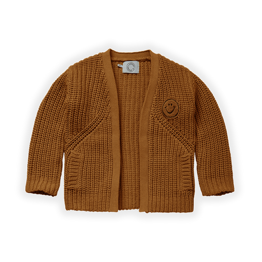 Cardigan Smiley Toffee Sproet&Sprout